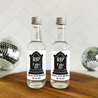 RIP Fake ID Mini Shot Labels