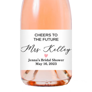 Cheers to the Future Mrs  Champagne Labels