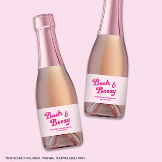 Bach and Boozy  Champagne Labels