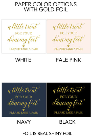 A Little Treat for Your Dancing Feet Sign