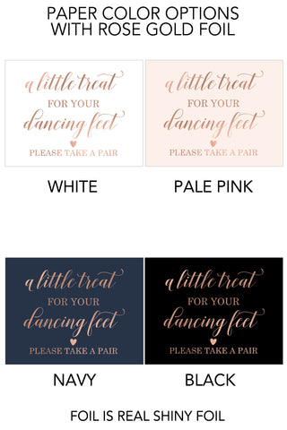 A Little Treat for Your Dancing Feet Sign