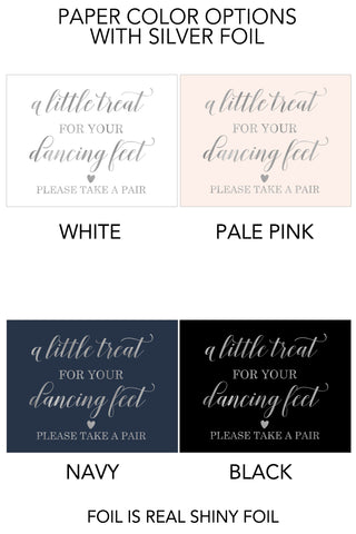 A Little Treat for Your Dancing Feet Sign