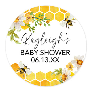 Sweet as Can Bee Favor Stickers
