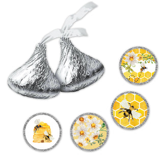 Sweet as Can Bee Candy Kiss Stickers