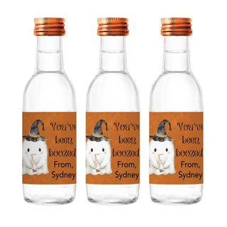 You've Been Boozed Mini Liquor Bottle Labels