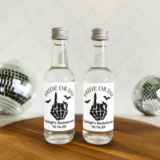 Bride or Die Mini Shot Labels