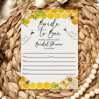 Bride to Bee Bridal Shower Invitations - 20 ct