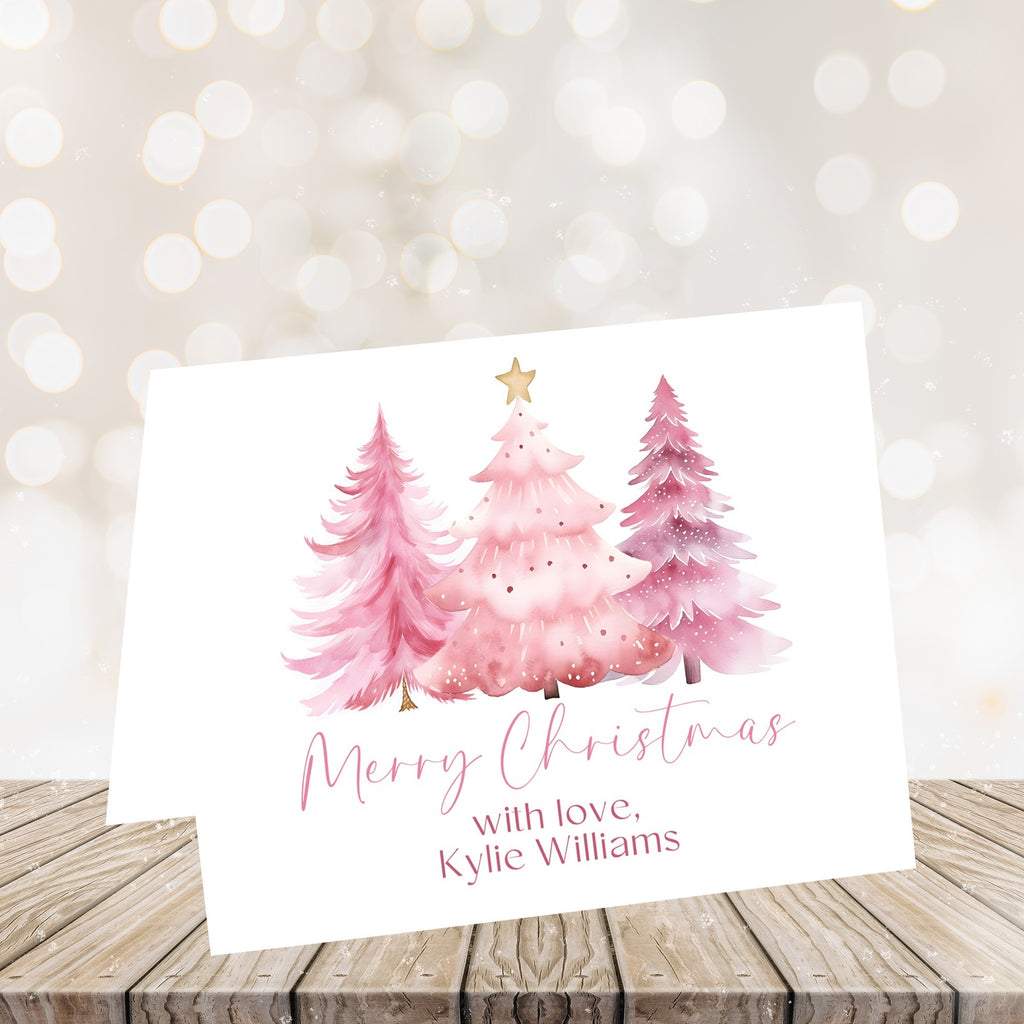 pink-christmas-tree-holiday-cards-chicfetti