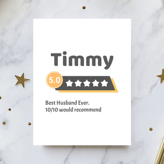 Funny Birthday Card for Husband