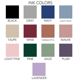 Script Heart Personalized Thank You Cards