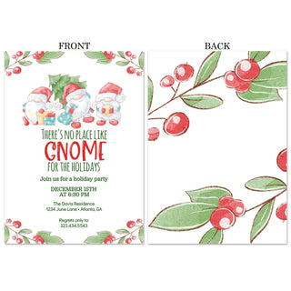 No Place Like Gnome Invitations