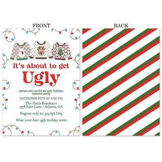 Ugly Sweater Party Invitations