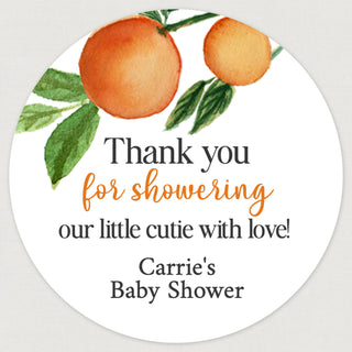Little Cutie Favor Stickers