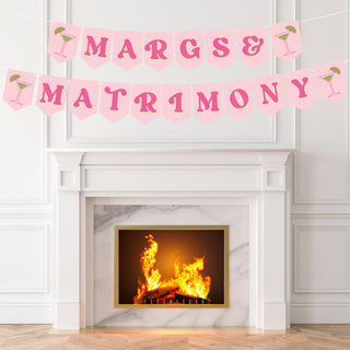 Margs and Matrimony Bunting Banner