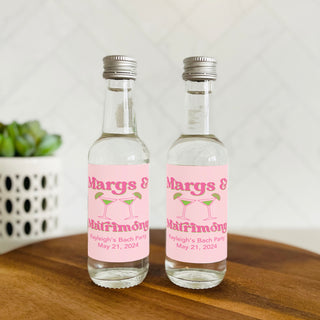 Margs and Matrimony Mini Shot Labels