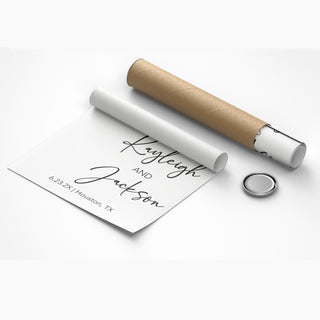 Minimal Wedding Welcome Sign
