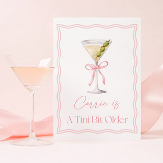 A Tini Bit Older Birthday Card for Her