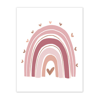 Pink Rainbow Foil Art Print