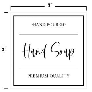 Hand Lettered Cleaner Labels - Set of 12