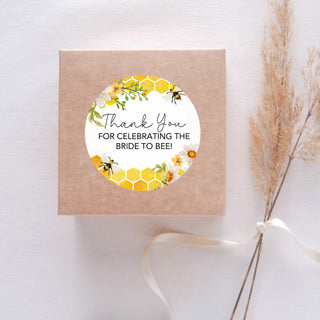 Thank You for Celebrating the Bride to Bee Favor Stickers - 40 ct