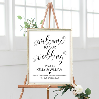 Wedding Welcome Sign