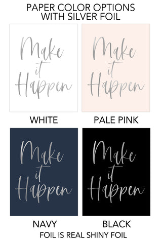 a set of four different types of calligraphy