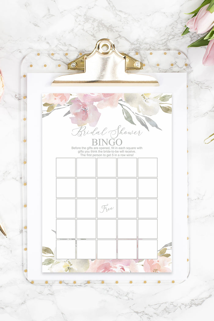 How To Play Bridal Shower Bingo