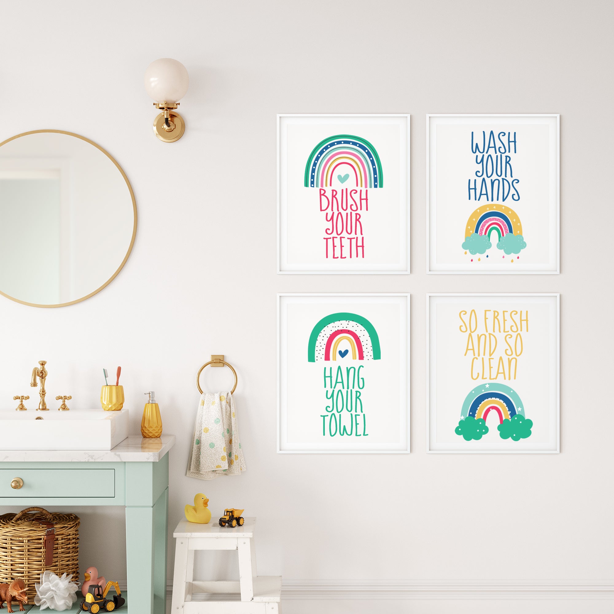 Bathroom Wall Art – Chicfetti