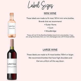 Future Mrs Wine Labels
