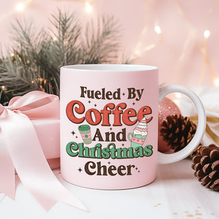 Fueled by Coffee and Christmas Cheer Mug