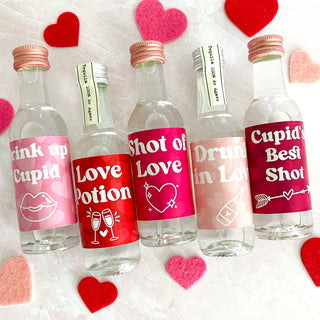 Valentine Mini Liquor Bottle Labels