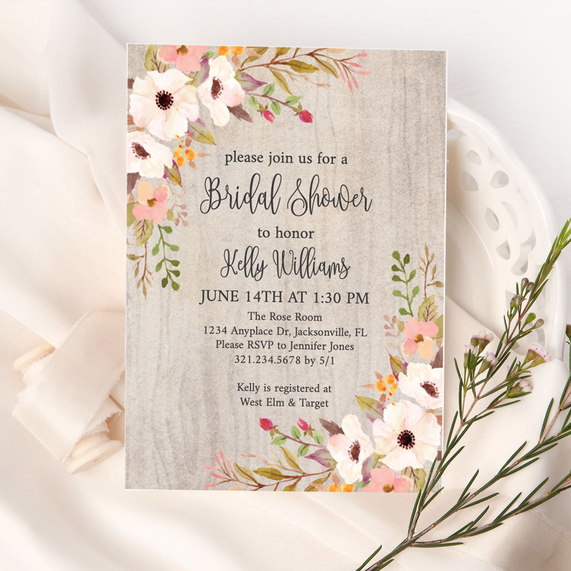 Boho Bridal Shower Invitation Template Grafica di kkdigitalprints · Creative Fabrica Boho Bridal Shower Invitation Template Grafica di kkdigitalprints · Creative Fabrica