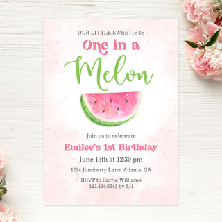 One in a Melon Invitations