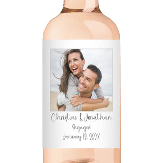 Personalized Photo Wine Labels