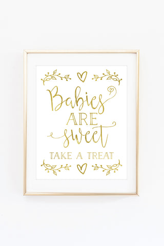 Babies Are Sweet Sign
