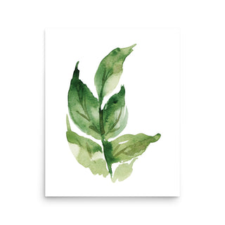 Leaf Greenery I Wall Art Print