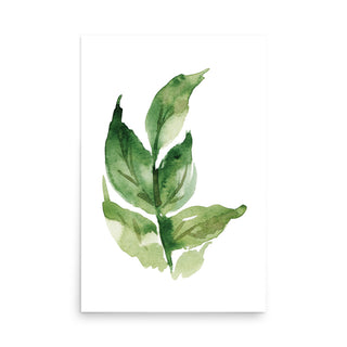 Leaf Greenery I Wall Art Print