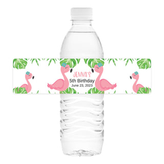 Flamingle Water Bottle Labels