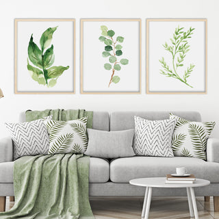 Leaf Greenery II Wall Art Print
