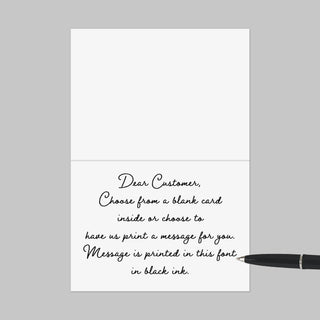 Script Heart to My Husband on Our Wedding Day Card