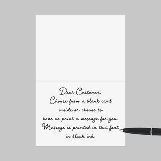 Script Heart Bridesmaid Card