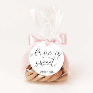 Love is Sweet Minimal Printable Tag