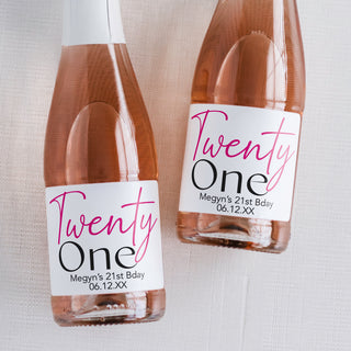 Twenty One Champagne Labels