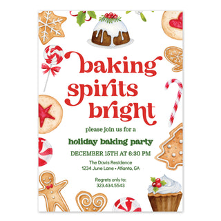 a holiday baking party is coming up