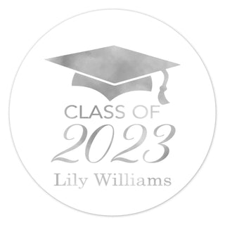 a class of 202 sticker with a graduation cap on it