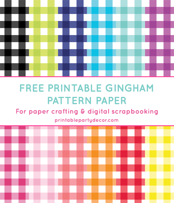 Free Printable Paper from @chicfetti