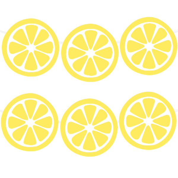 Download Lemon Printable Garland Chicfetti