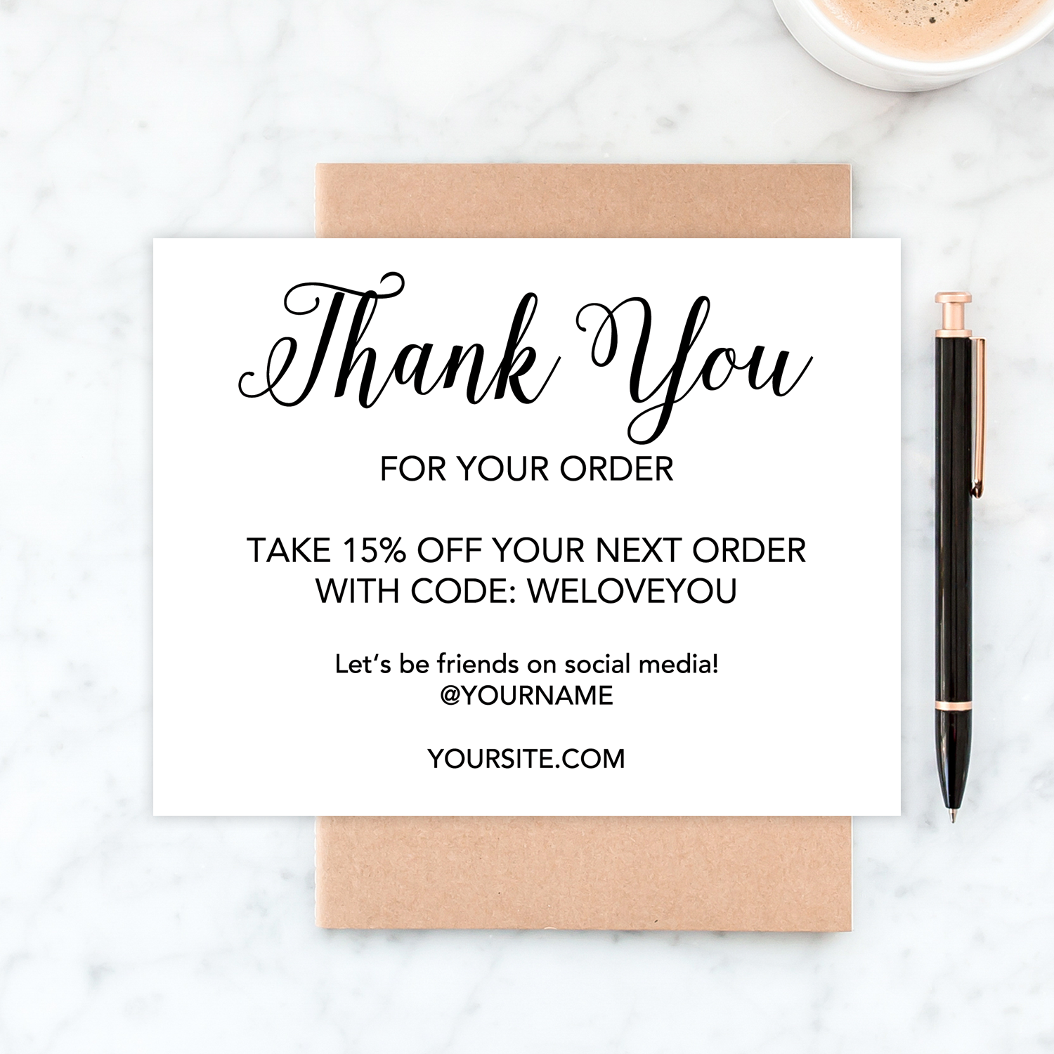 Thank You Business Cards : 30pcs Natural Kraft Paper Thank You Cards For Small Business Appreciation Enterprise Thank You For Your Order Card Greeting Card Business Cards Aliexpress : Say a special thank you with cards that look and feel unique.