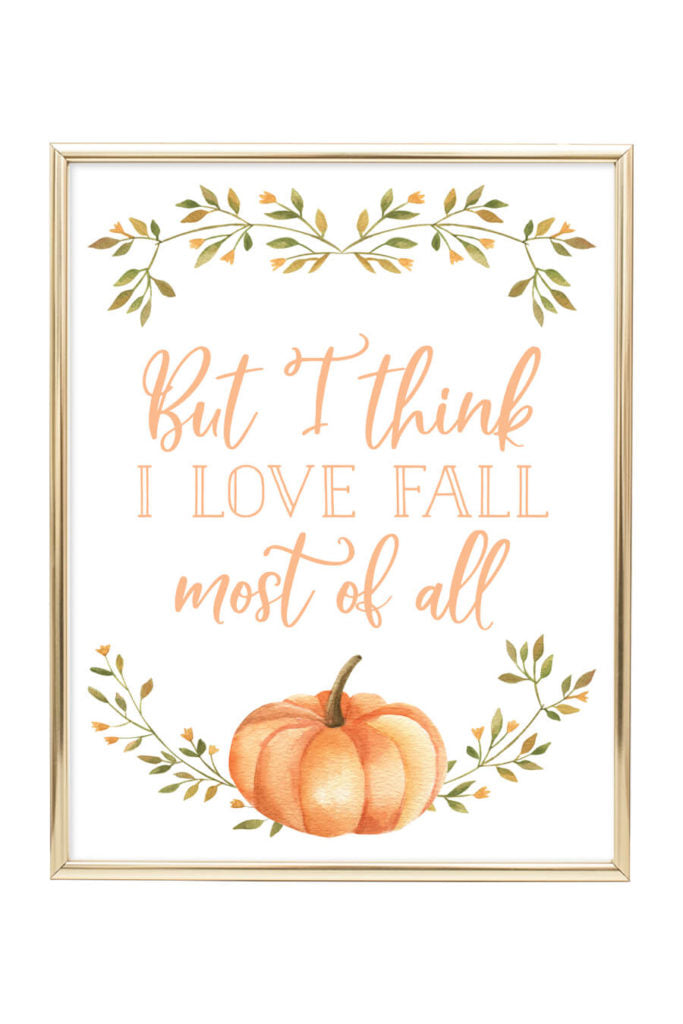 Autumn printable wall art Instant Download