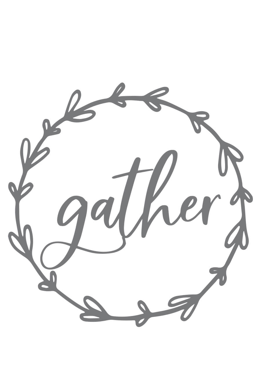 Gather Words SVG